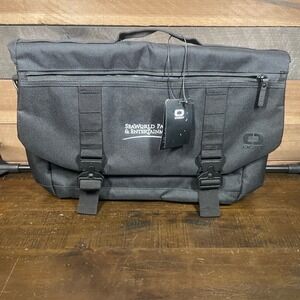 Ogio Messenger Bag Black Seaworld Parks Entertainment Laptop Bag